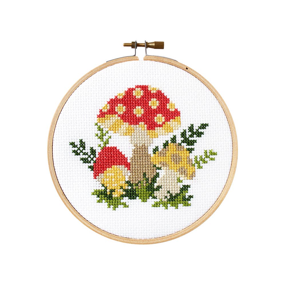 Cross Stitch Kit | Mushroom