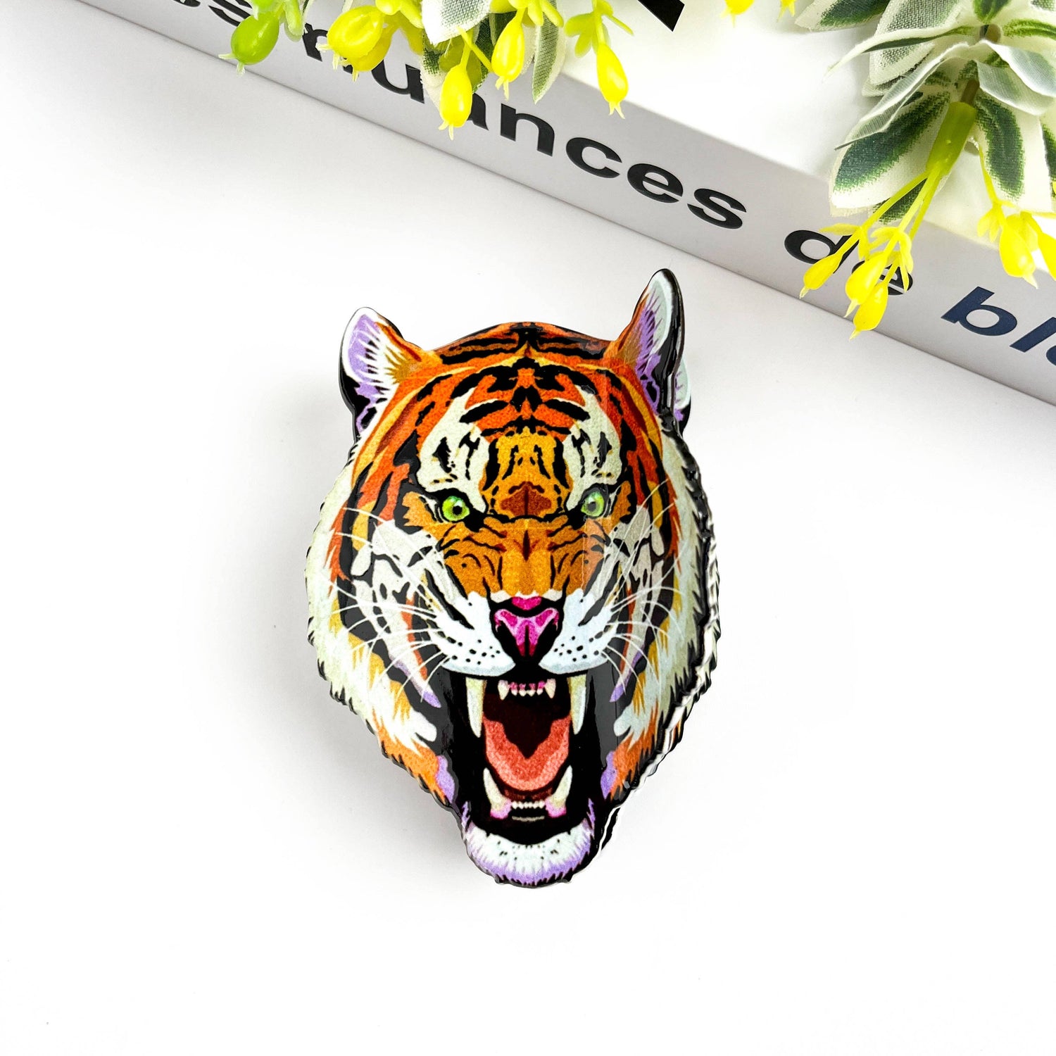 Hair Claw Clip | Tiger Head