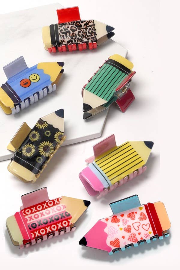 Hair Claw Clip | SCHOOL PENCIL