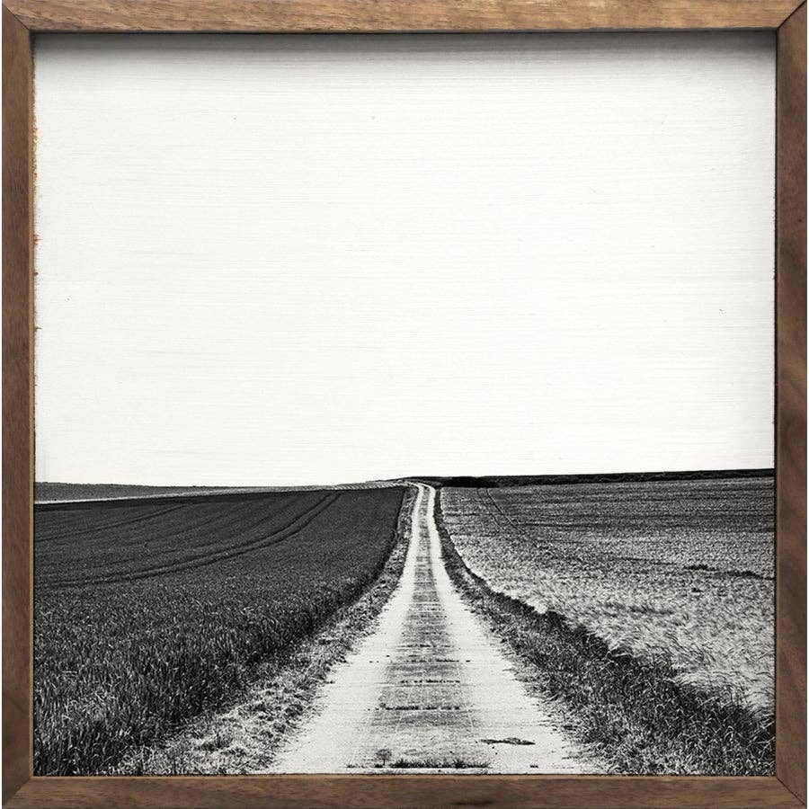 Framed Wooden Art | The Road