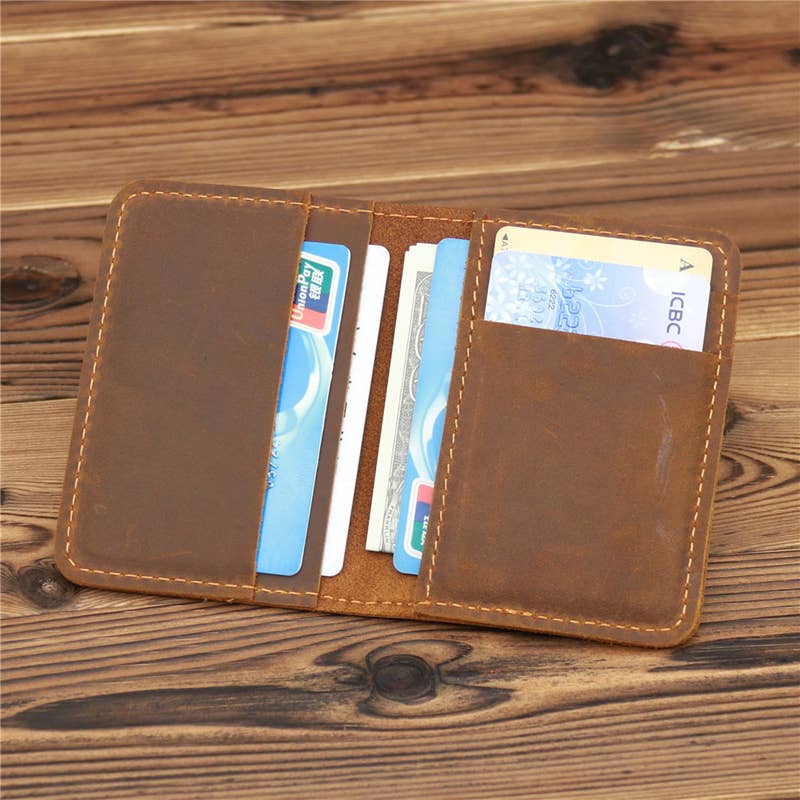 Genuine Leather Wallet, Handmade Wallet