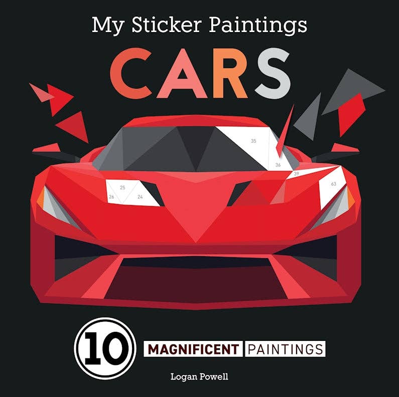 Sticker Painting Book | Cars