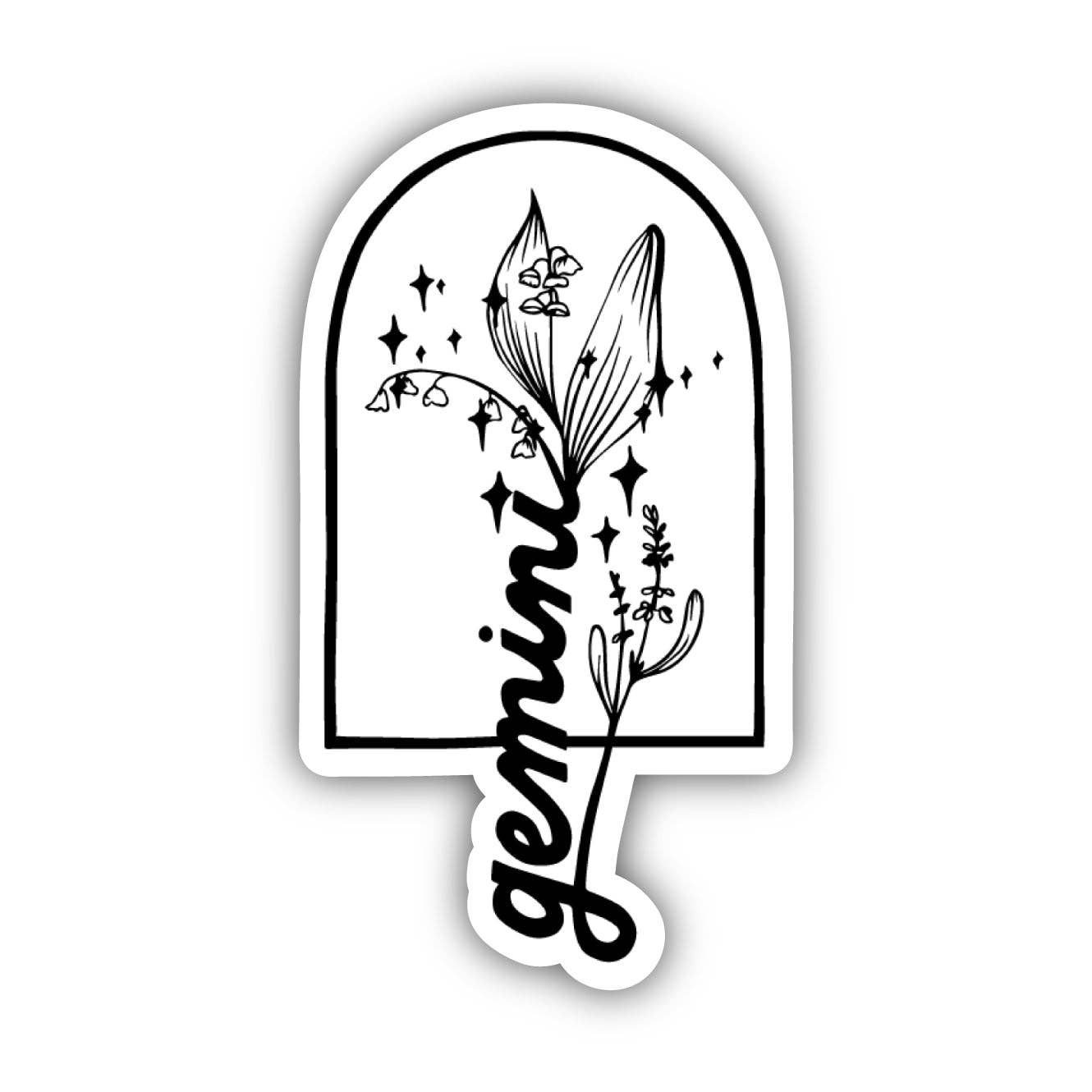 Sticker | Gemini Lavender & Lily Of The Valley Zodiac