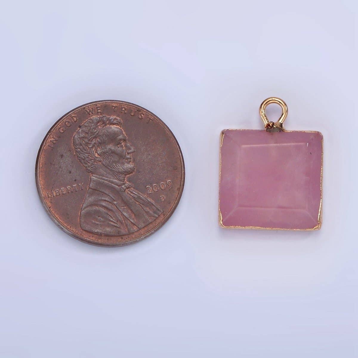 Amazonite Square Pendant | 14K Gold Filled Bezel Set