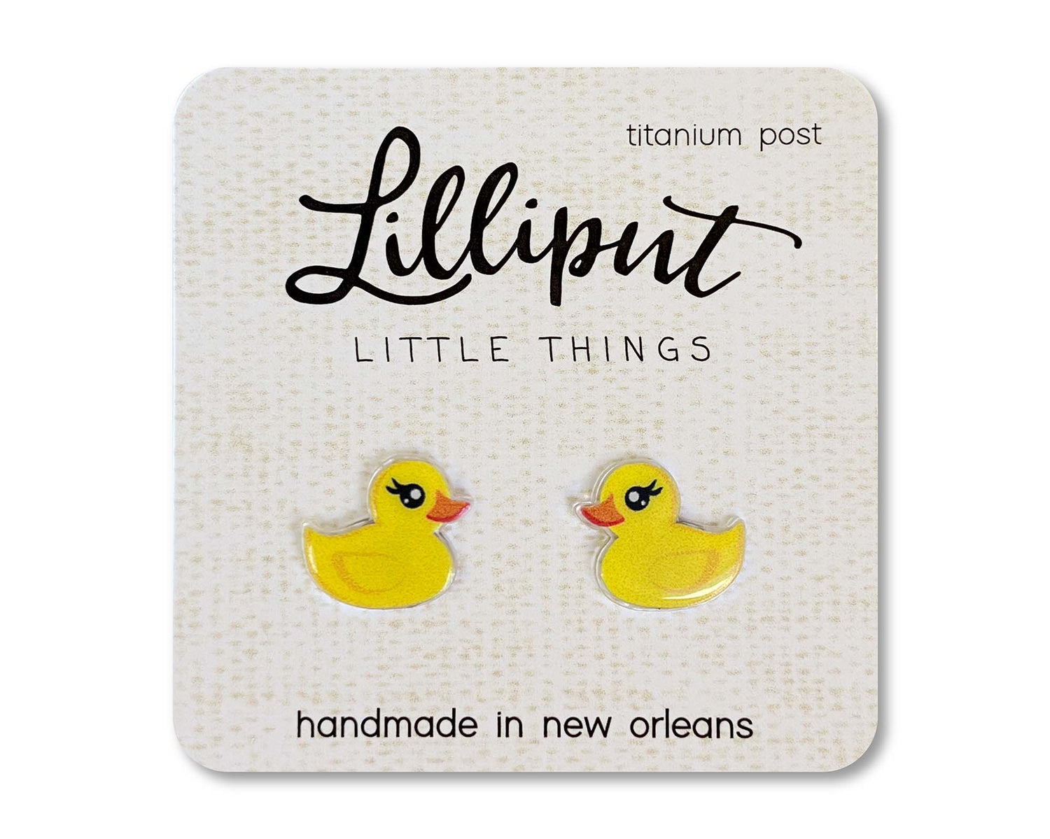 Stud Earrings | Rubber Duck