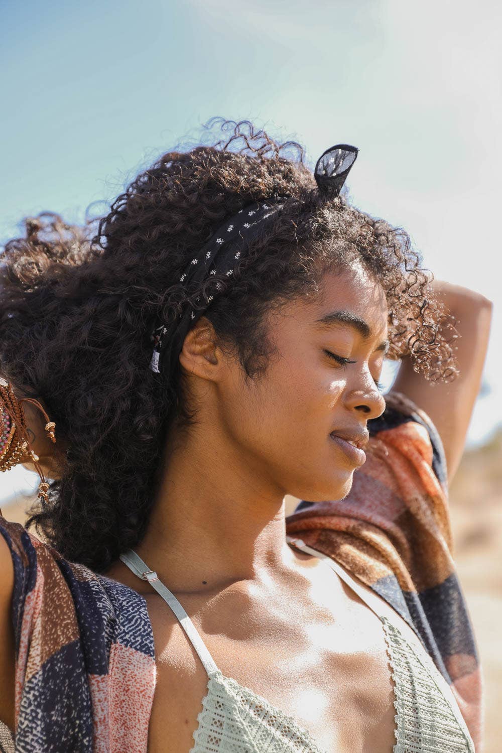 Bandana | Floral and Dot Cotton