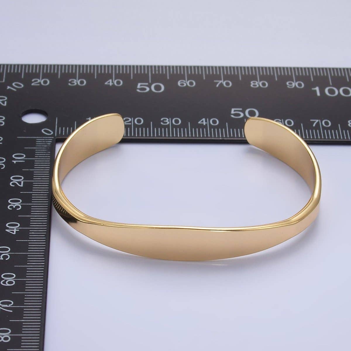 Cuff Bracelet | 24K Gold Filled Minimalist Band Cuff