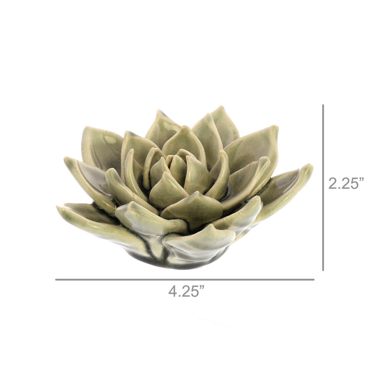 Ceramic Succulent - Grey