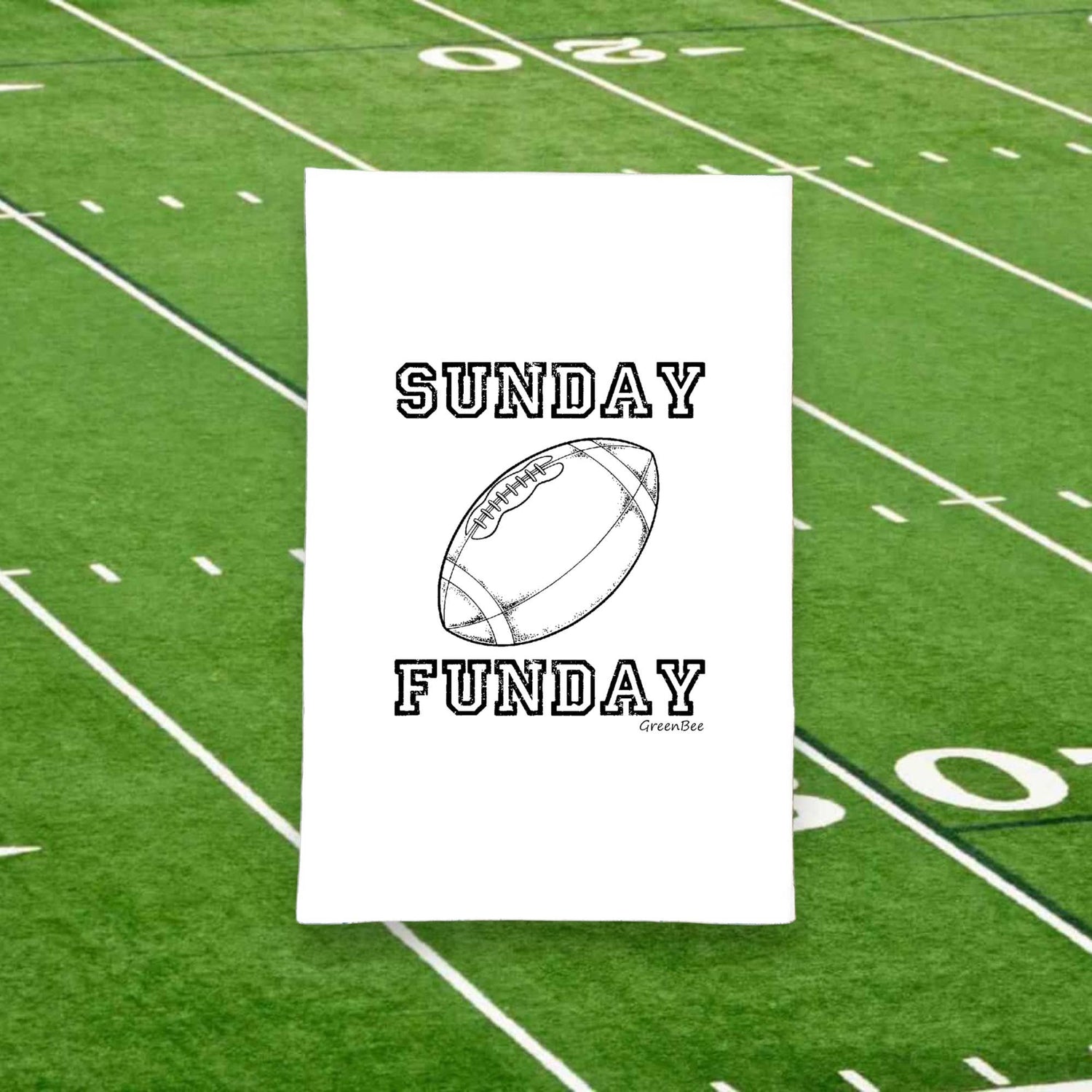 Sunday Funday Football Kitchen Towel