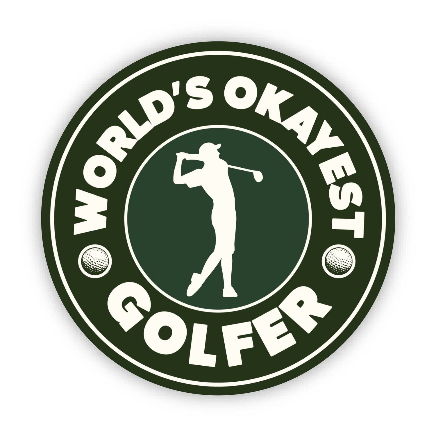 Sticker | World's Okayest Golfer