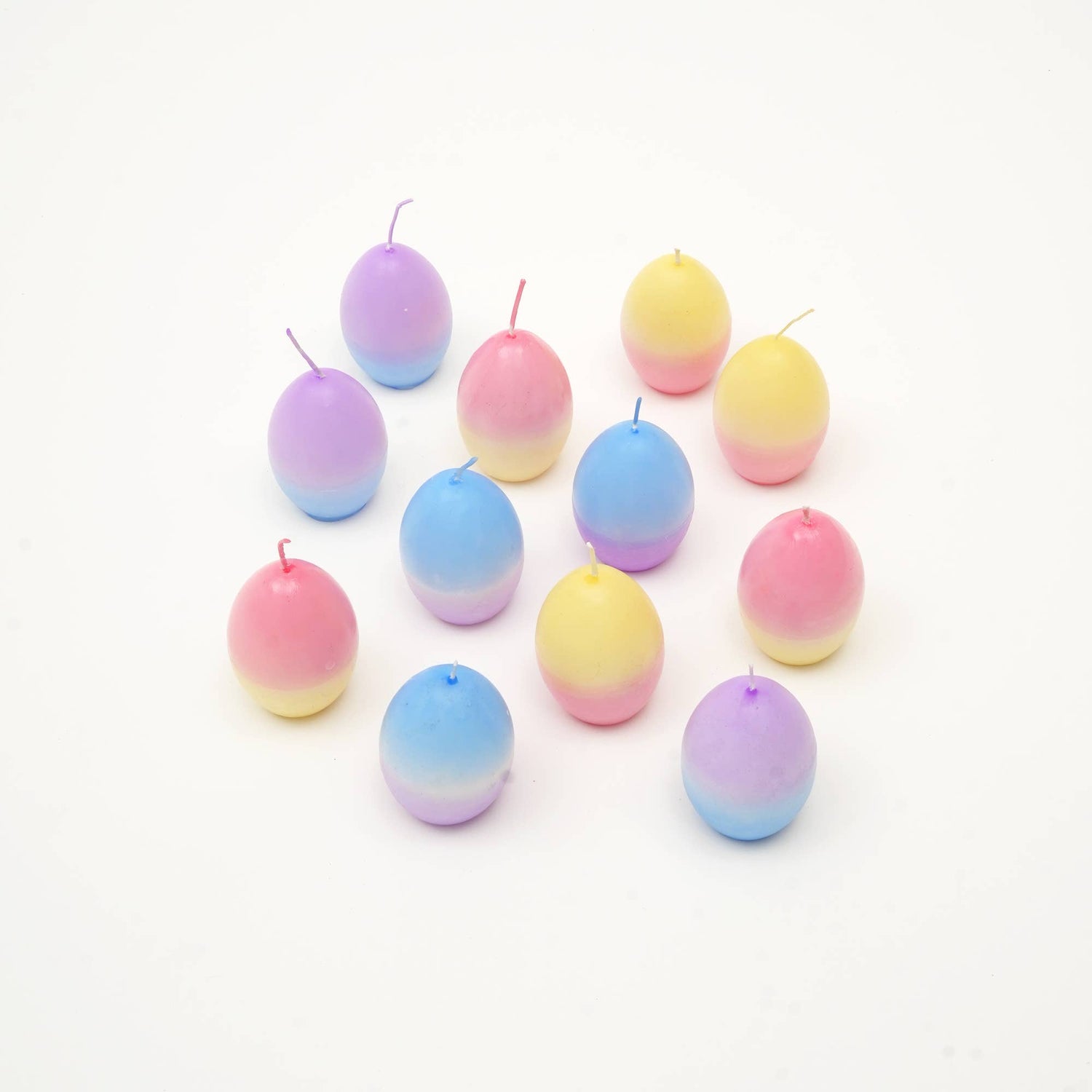 Easter Egg Candles | Ombre Assorted Colors