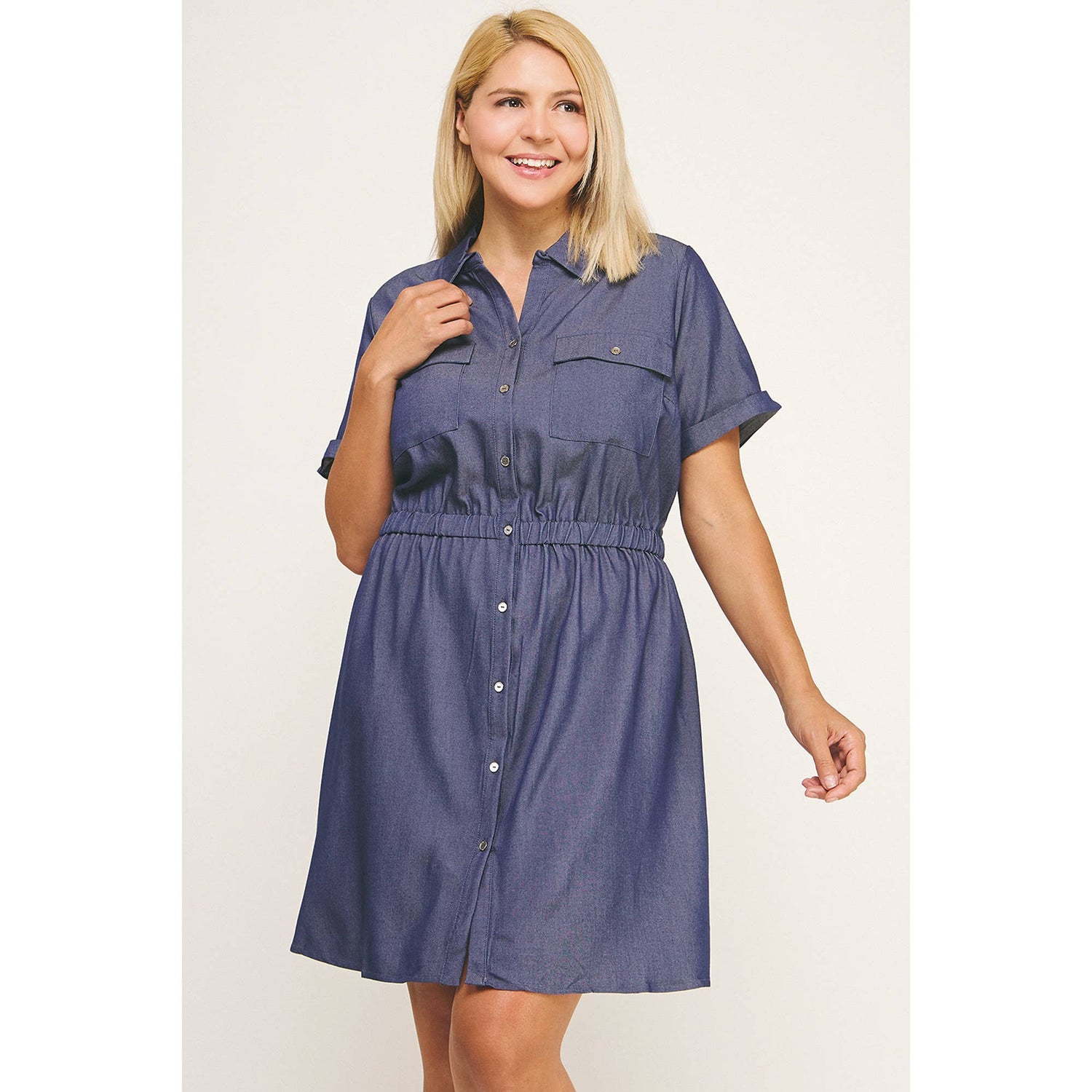 CURVY DRESS | EVERYDAY EDGE DENIM