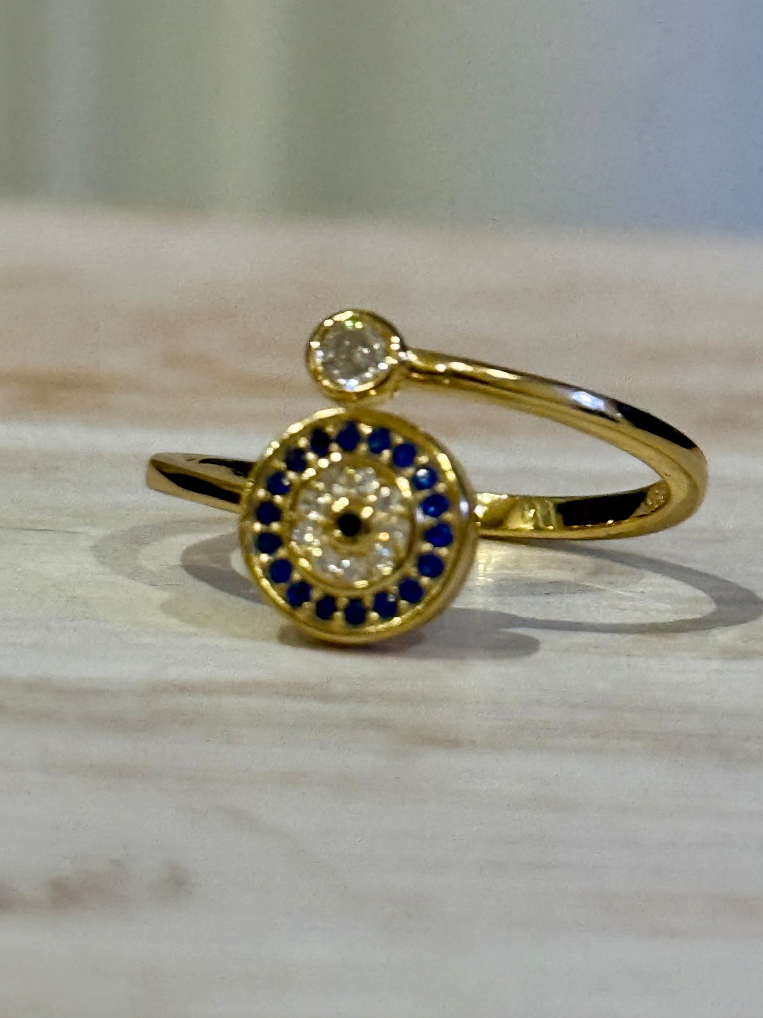 Stainless Ring | Evil Eye Spinner