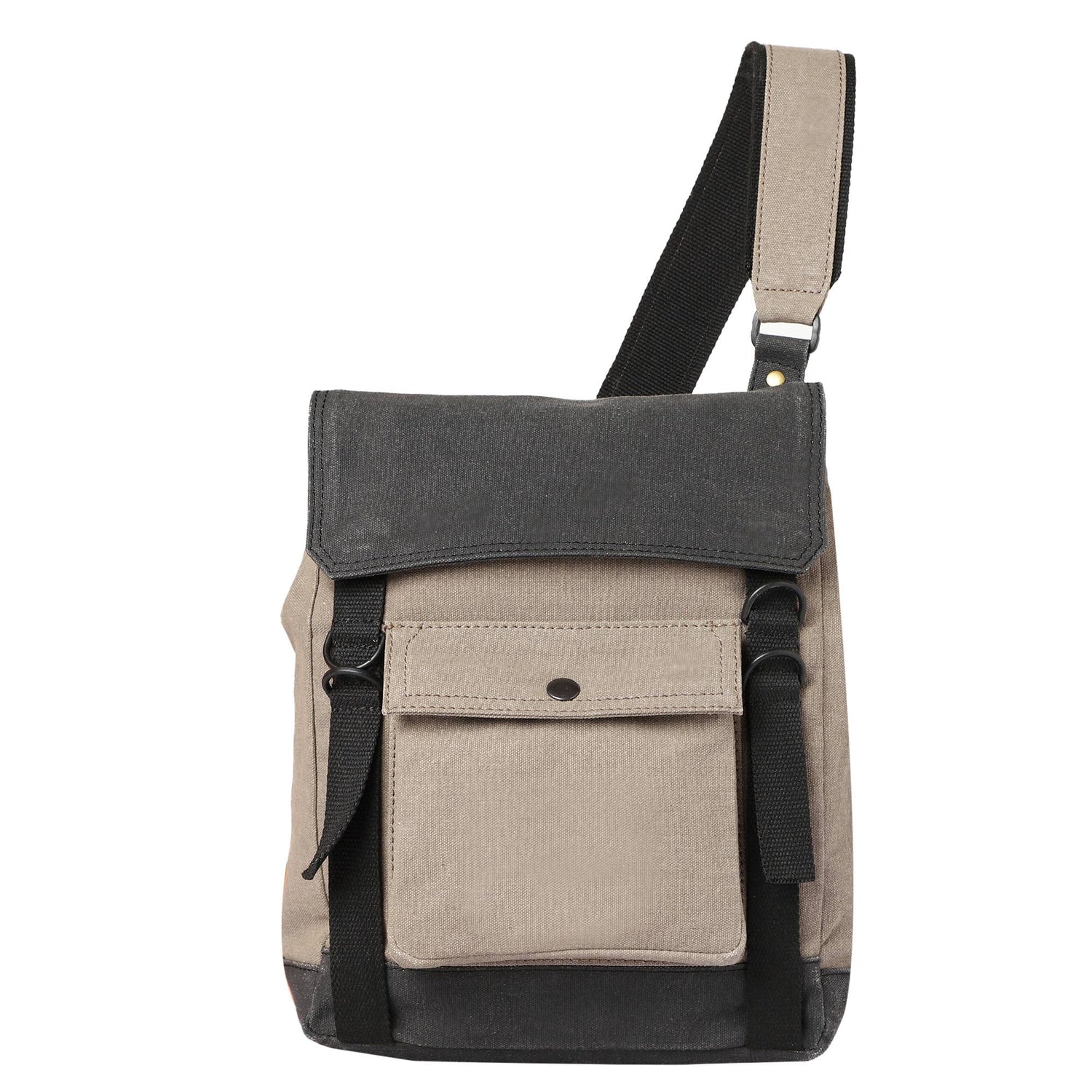 Unisex Crossbody Bag | Upcycled Military Canvas