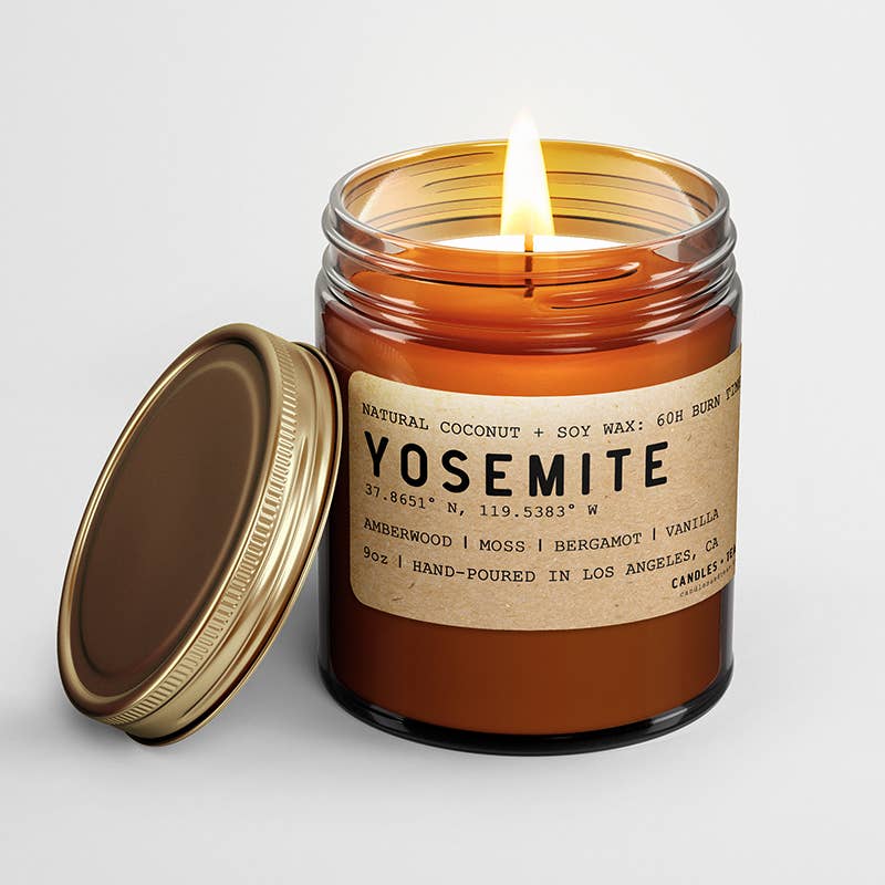 Yosemite, California Candle | Natural Coconut Soy Wax Candle