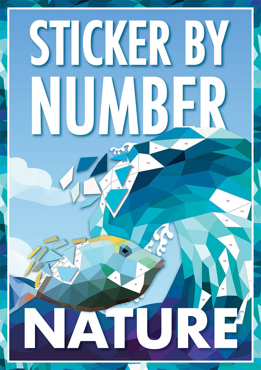 Sticker By Number Book |  Nature