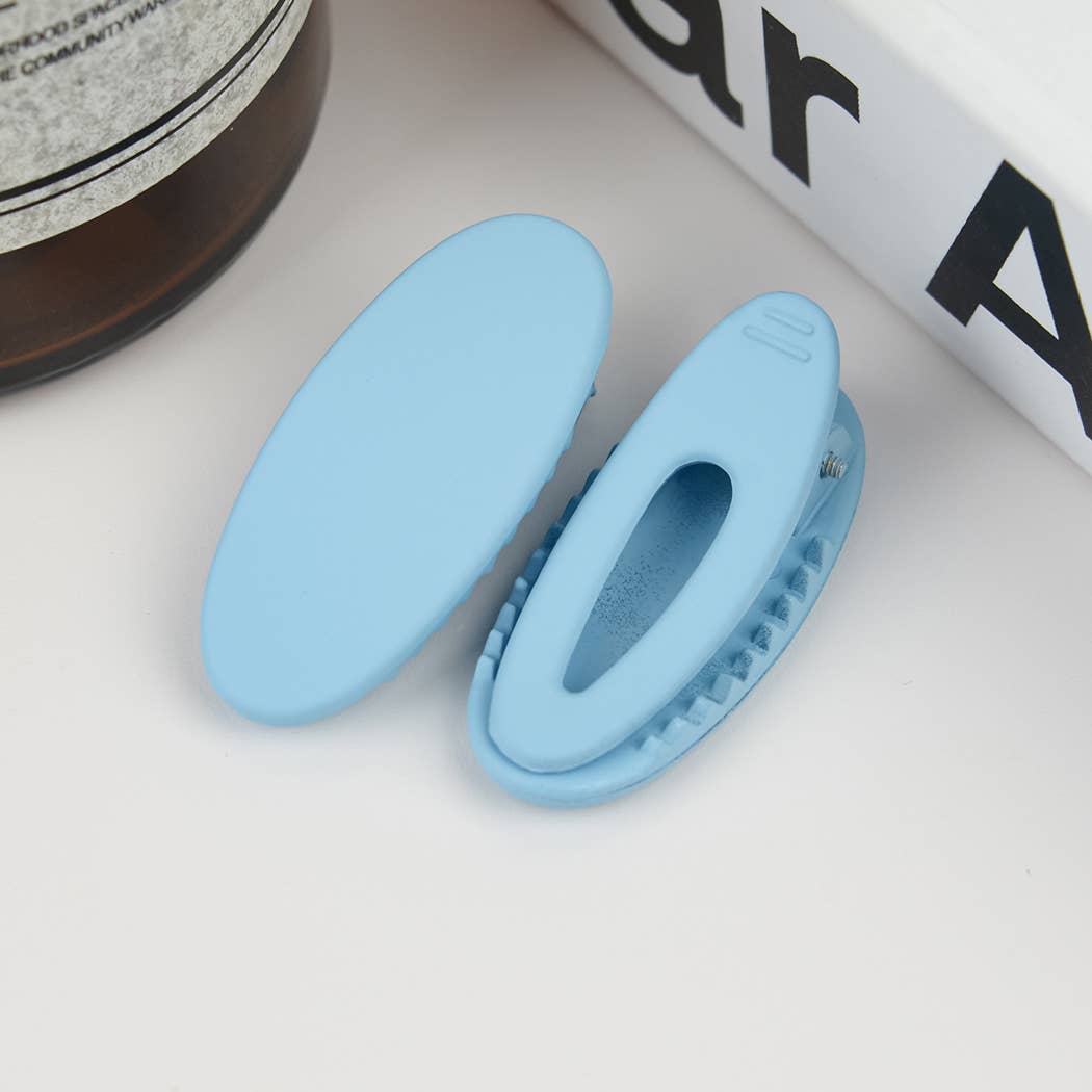 Hair Clips | Light Blue Mini Color Matte Duckbill