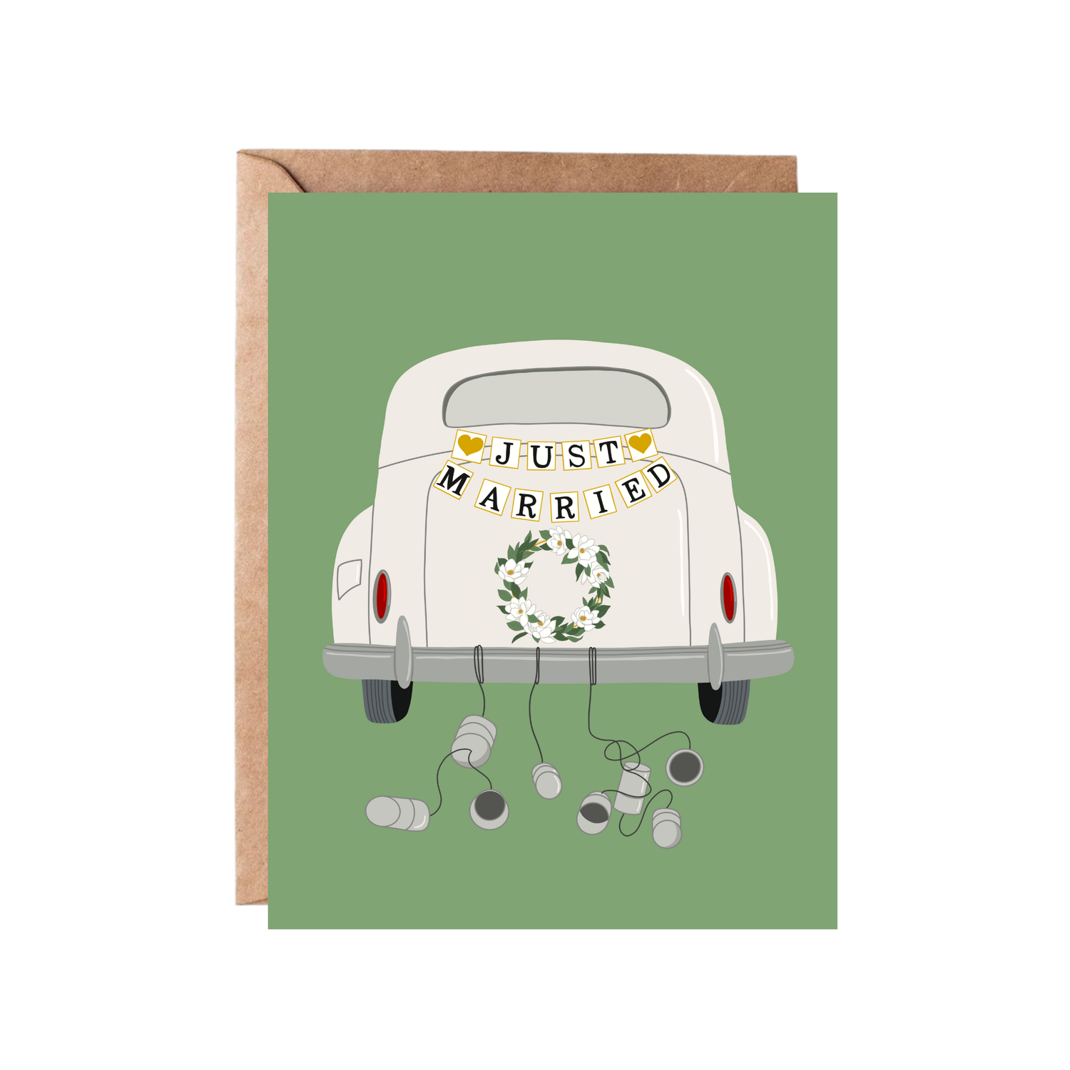 Greeting Card | Just Married Wedding