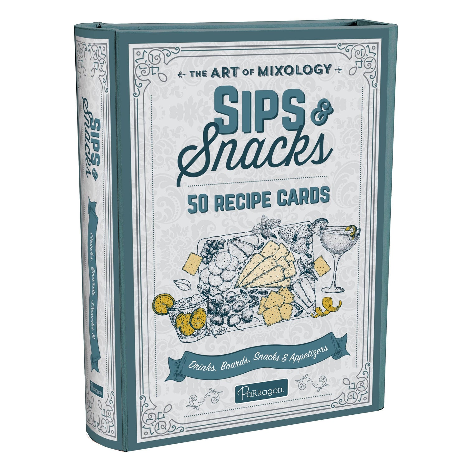 Sips 'n Snacks Recipe Card Set | The Art of Mixology