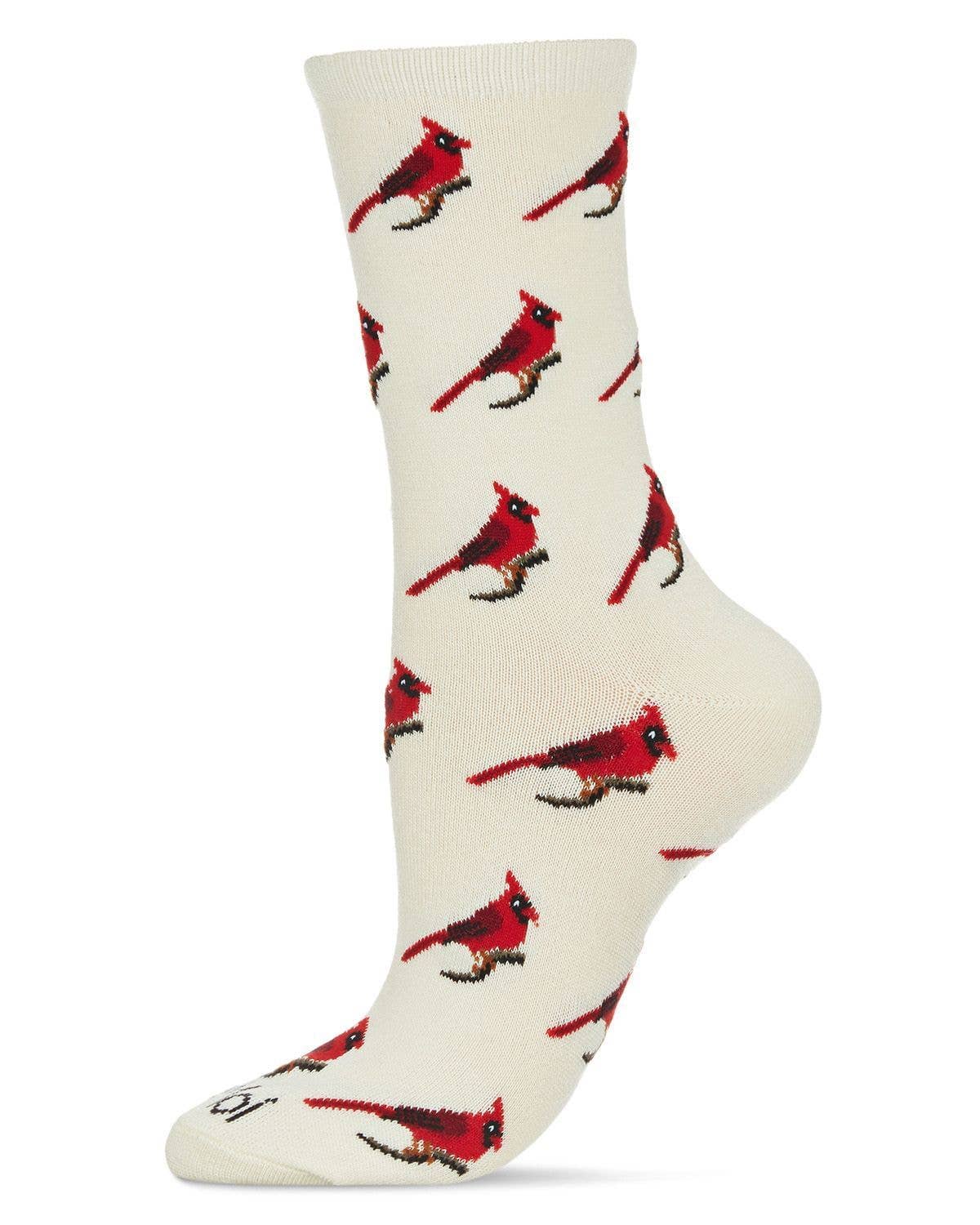 Women's Socks | Cardinal Bamboo Crew
