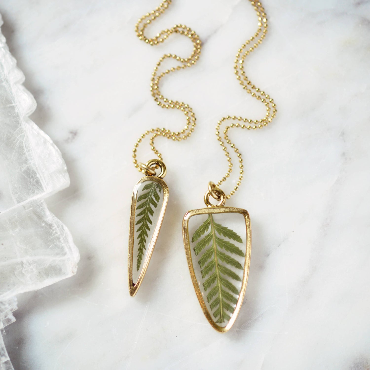 Necklace | The Pressed Fern Spike