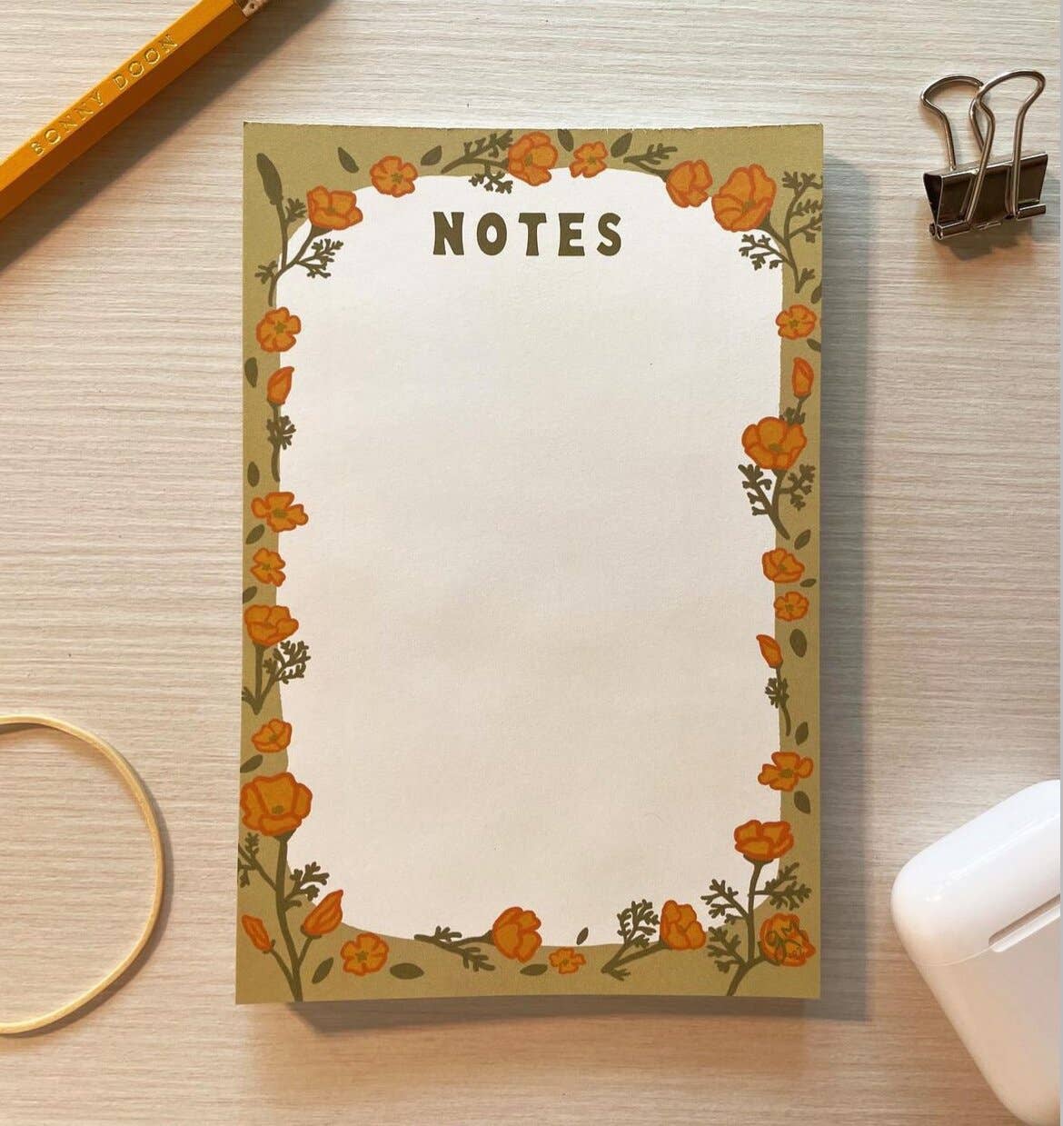 Notepad | California Poppies