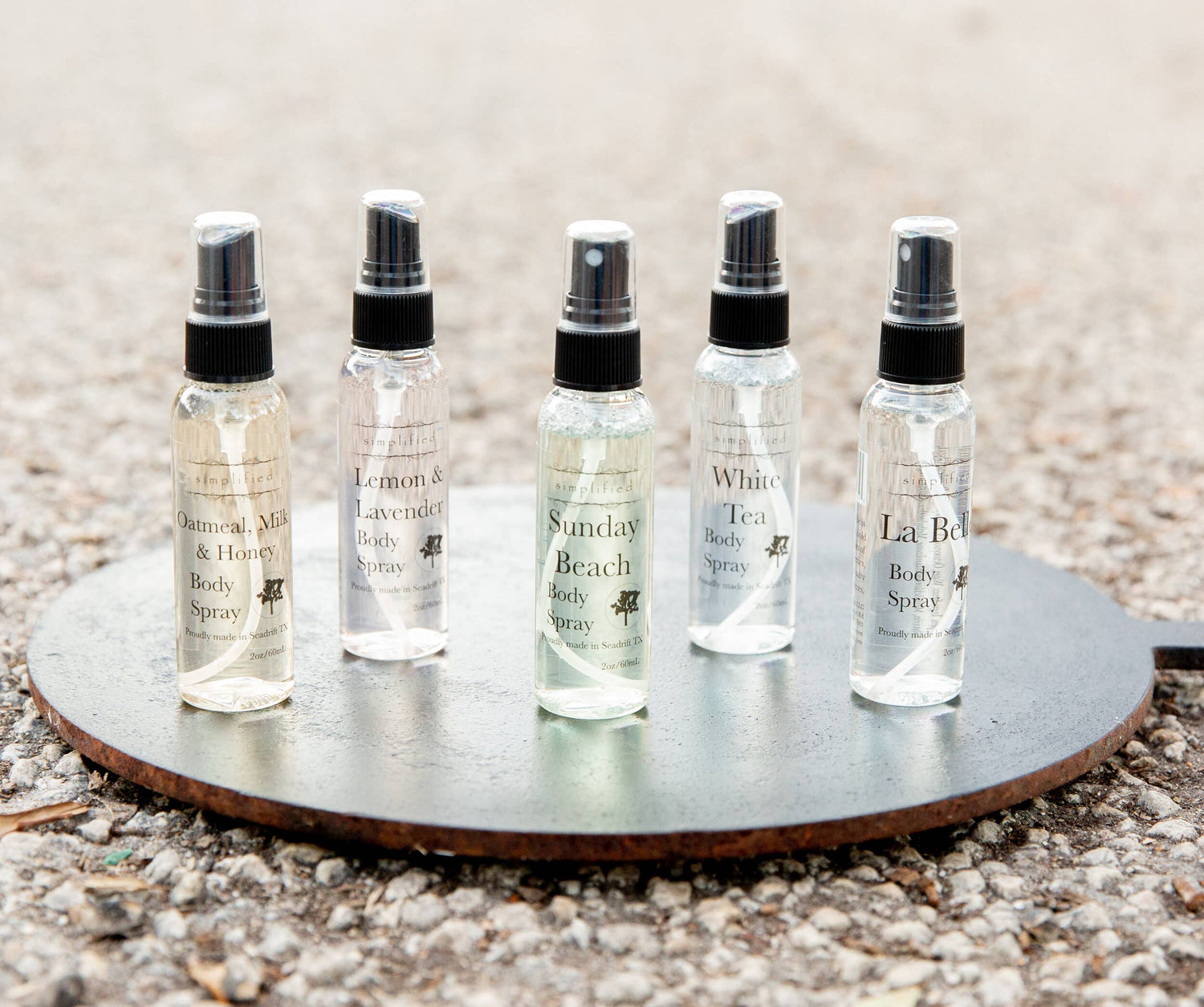 All natural 2oz Body Spray (Alcohol Free)