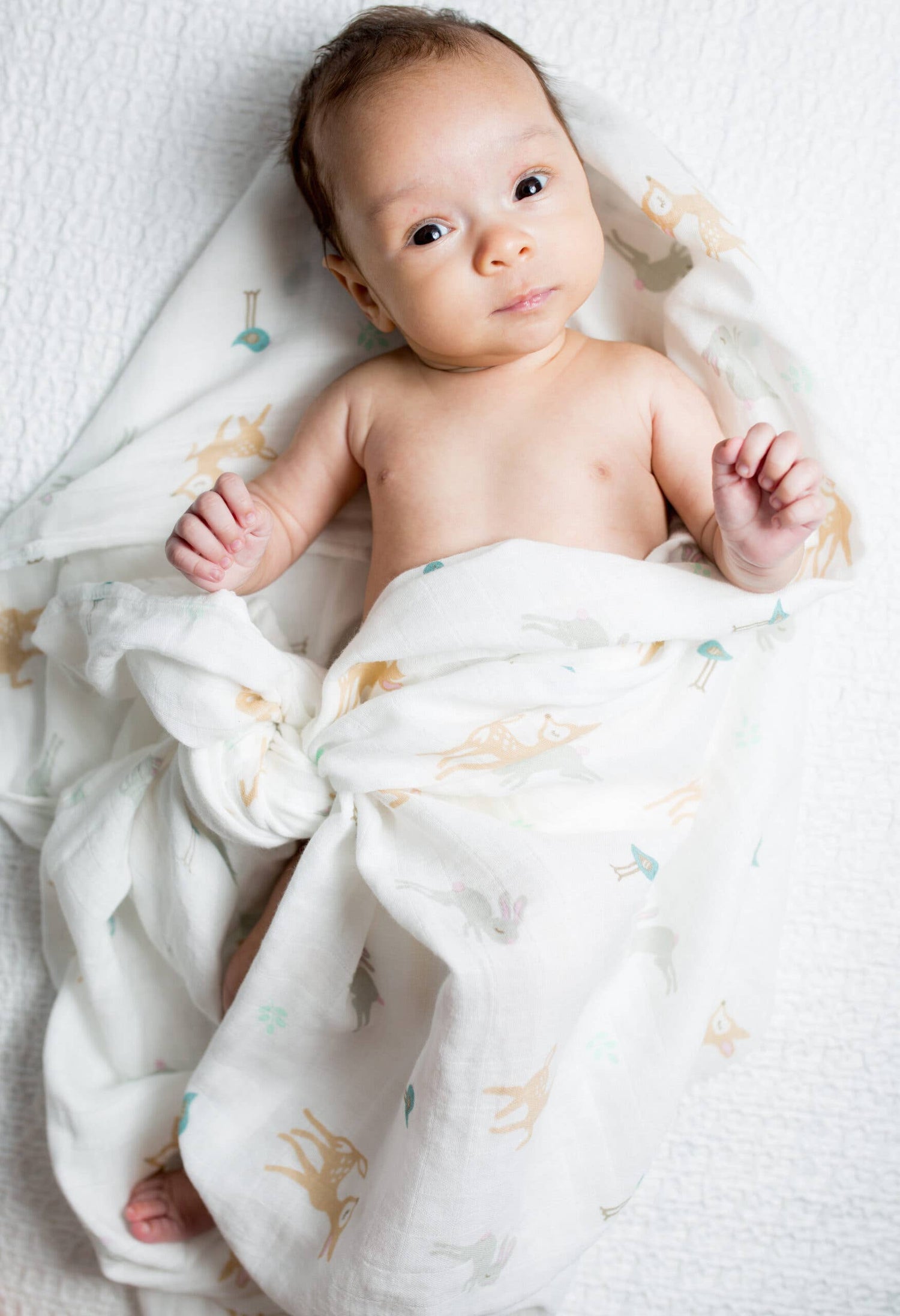 Baby Blanket | Cotton Swaddle – Little Fawn