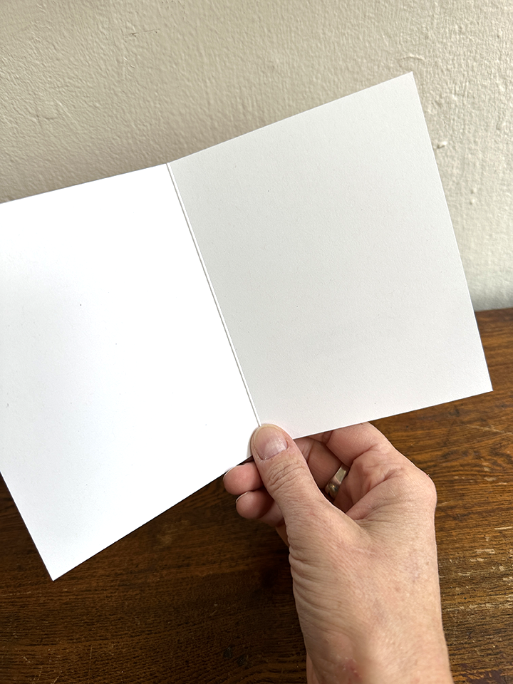 Thank you for raising me as one of your own Letterpress Card