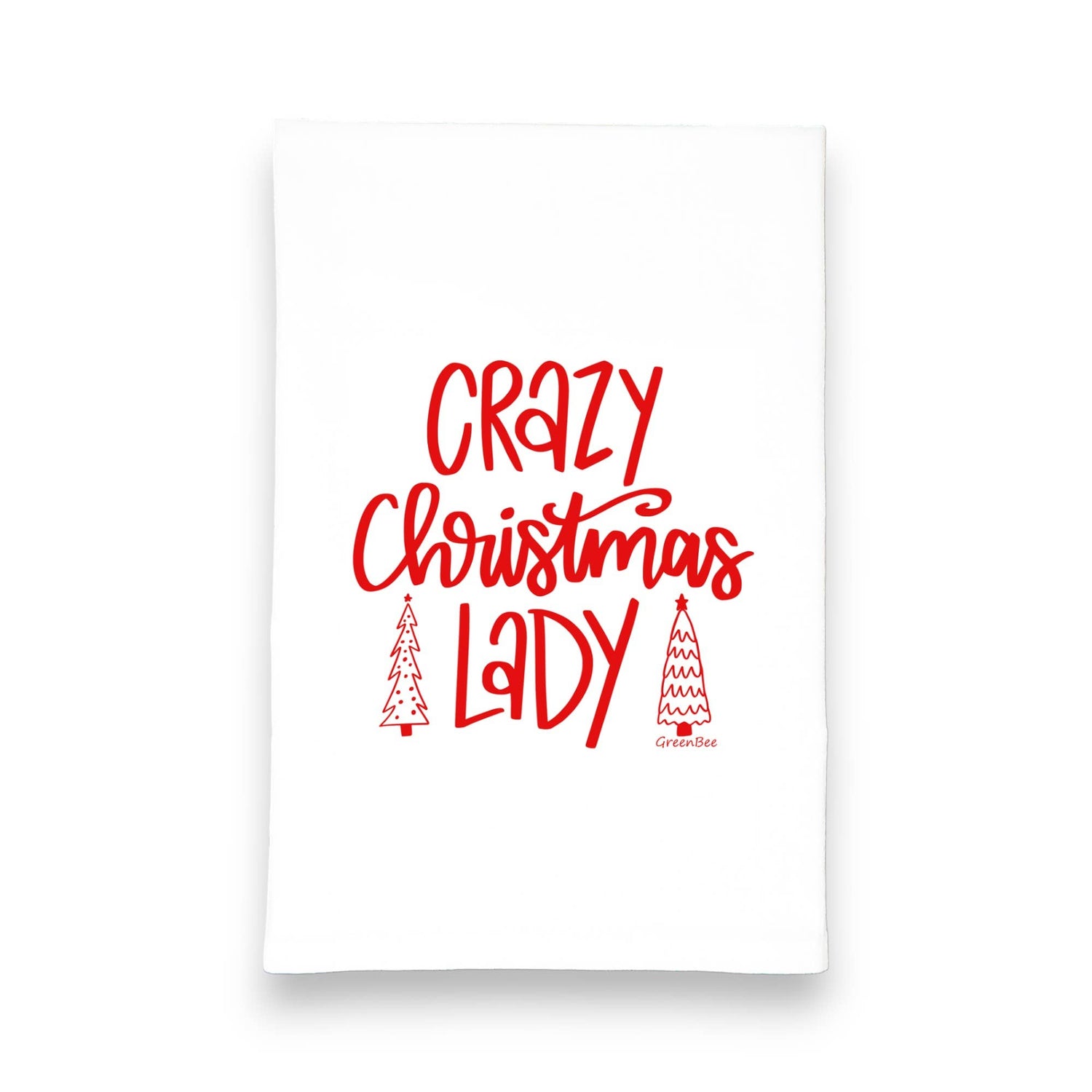 Kitchen Towel | Crazy Christmas Lady Kitchen Towel