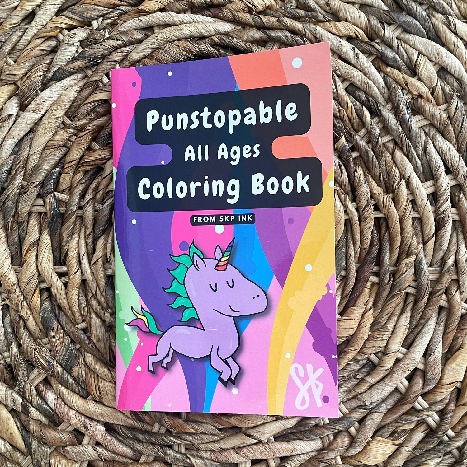 Punstopable All Ages Pun Coloring Book | Children & Adults