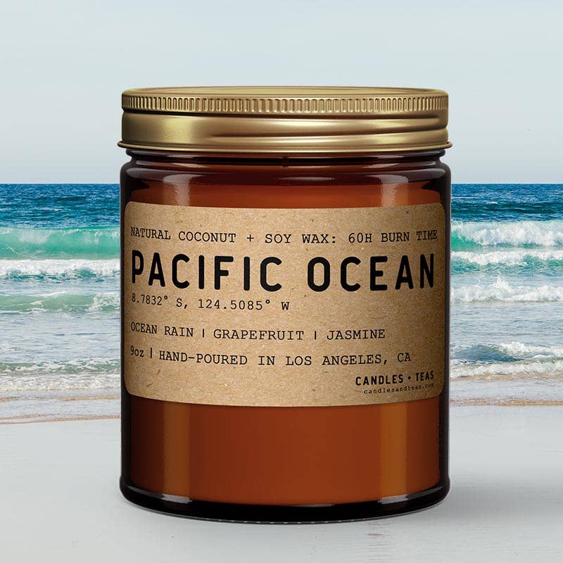 Pacific Ocean Candle | Natural Coconut Soy Wax Candle