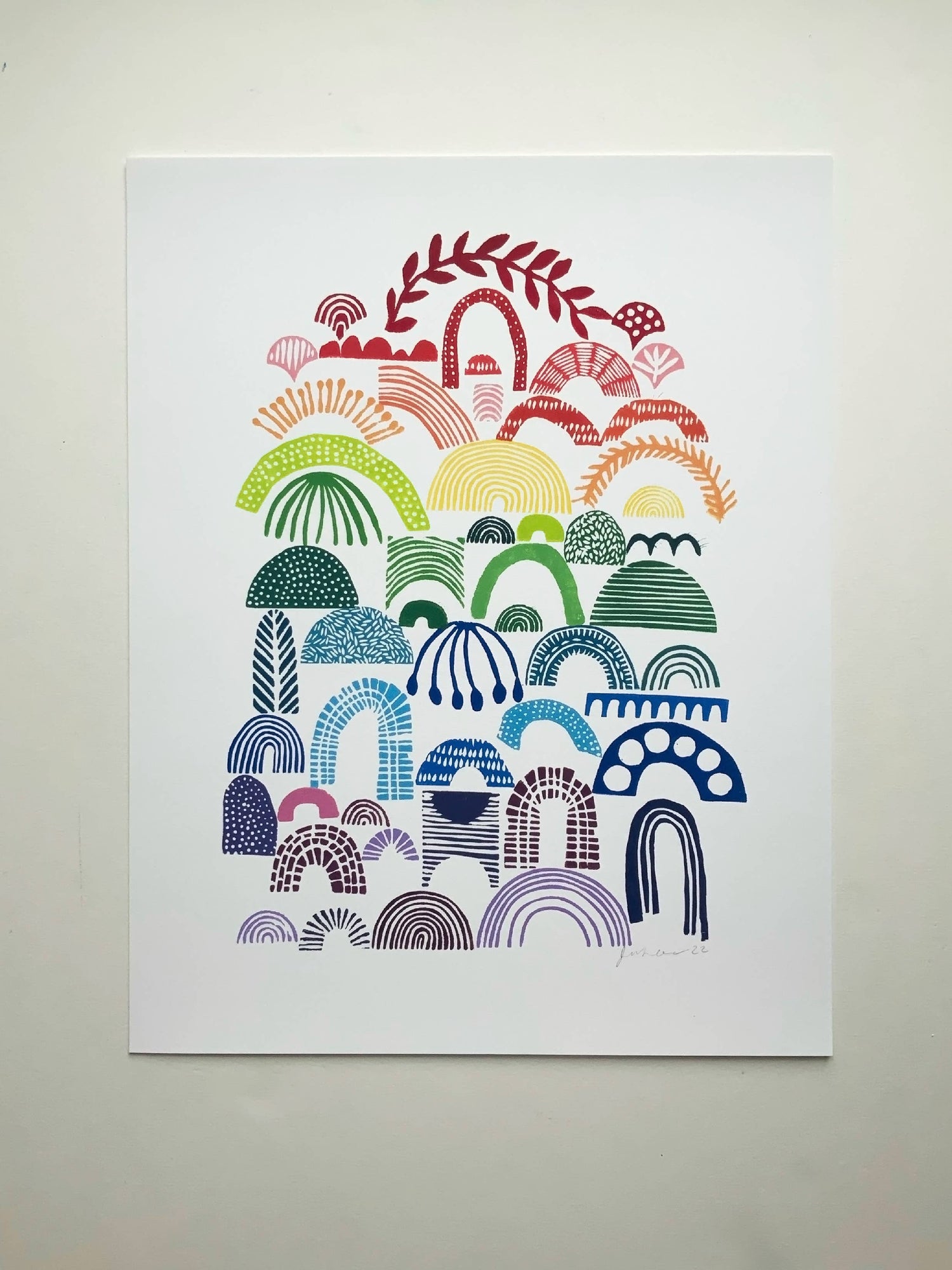 Art Print | Rainbow Arches Print