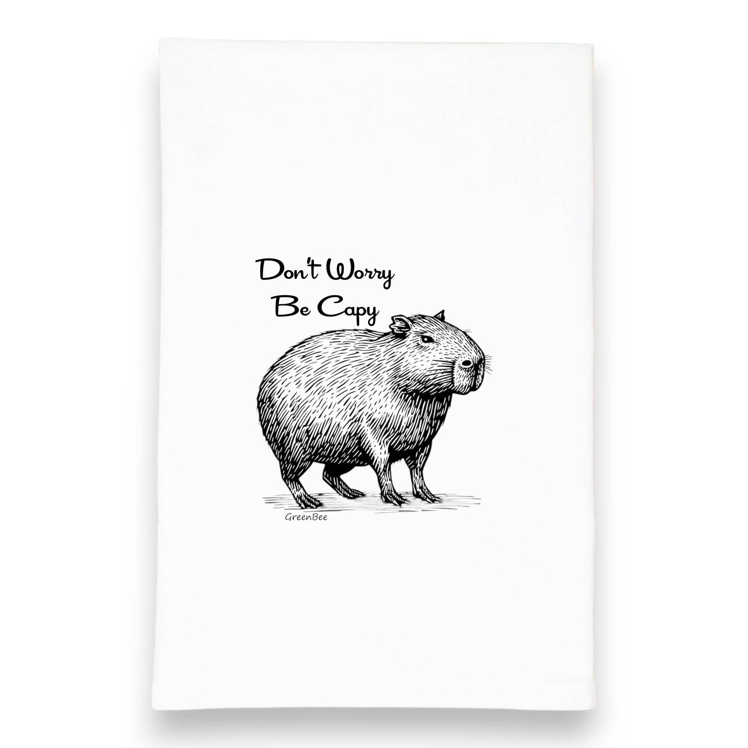 Kitchen Towel | Capybara - Don't Worry, Be Capy