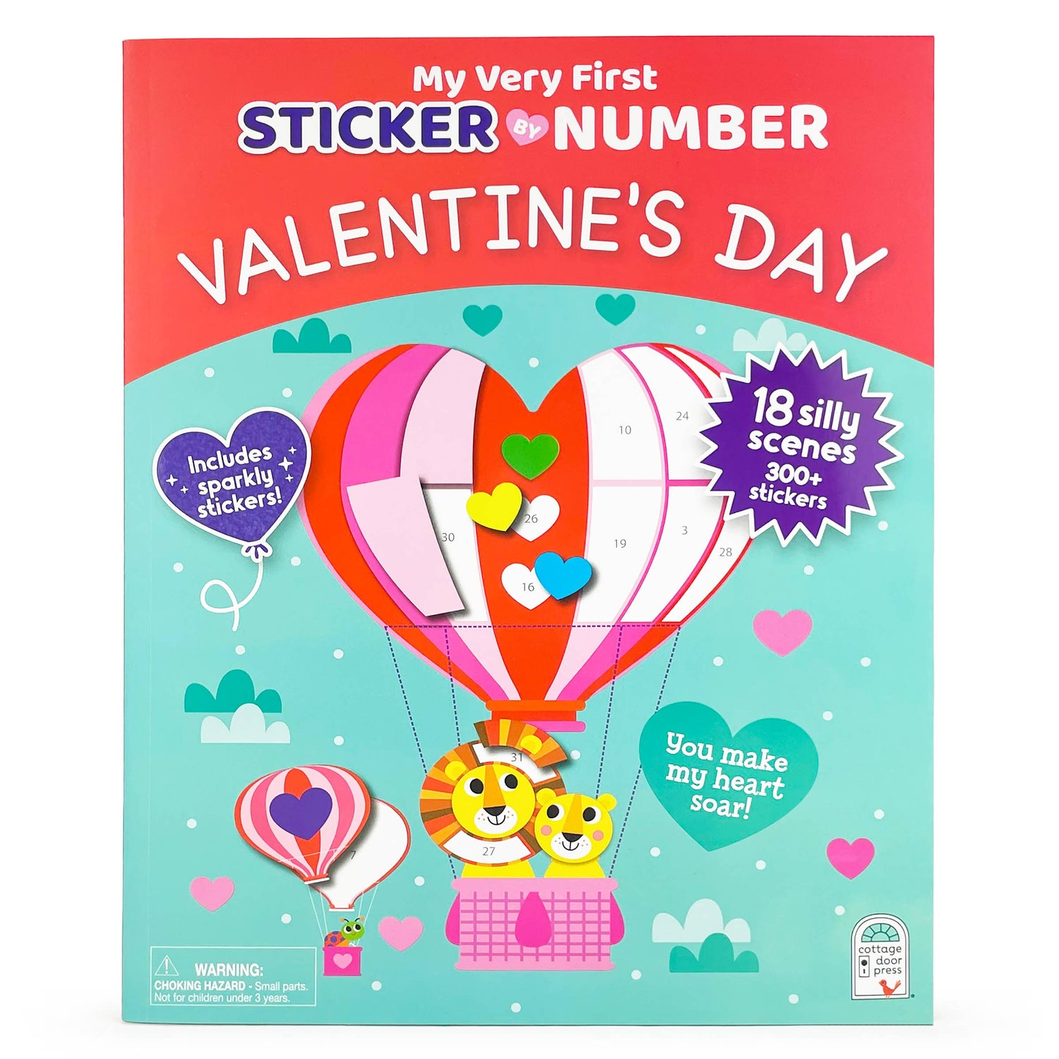 Valentine's Book | Day: My First Sticker by Number Activity Book