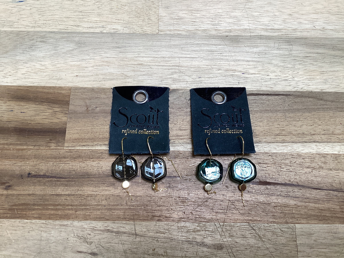 Scout Refined | Glass Threader Earrings