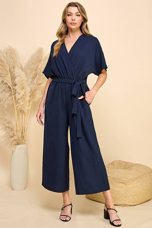 Black Wrap Jumpsuit