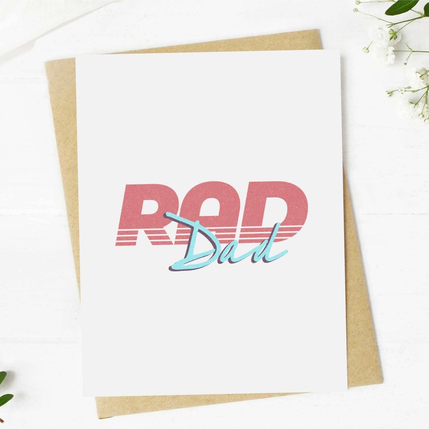 Greeting Card | "Rad Dad" Retro Greeting Card