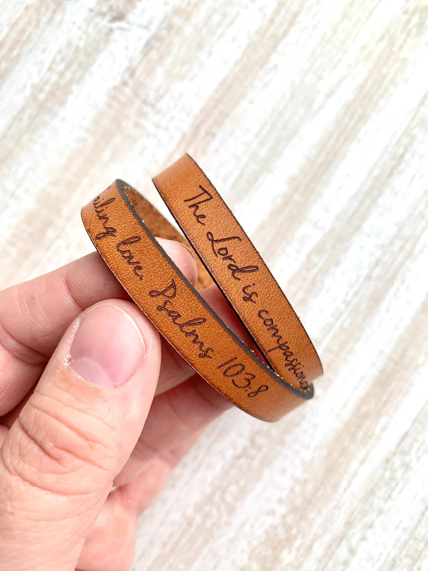 Double Wrap Leather Bracelet - Adjustable Stud Cuff - Custom