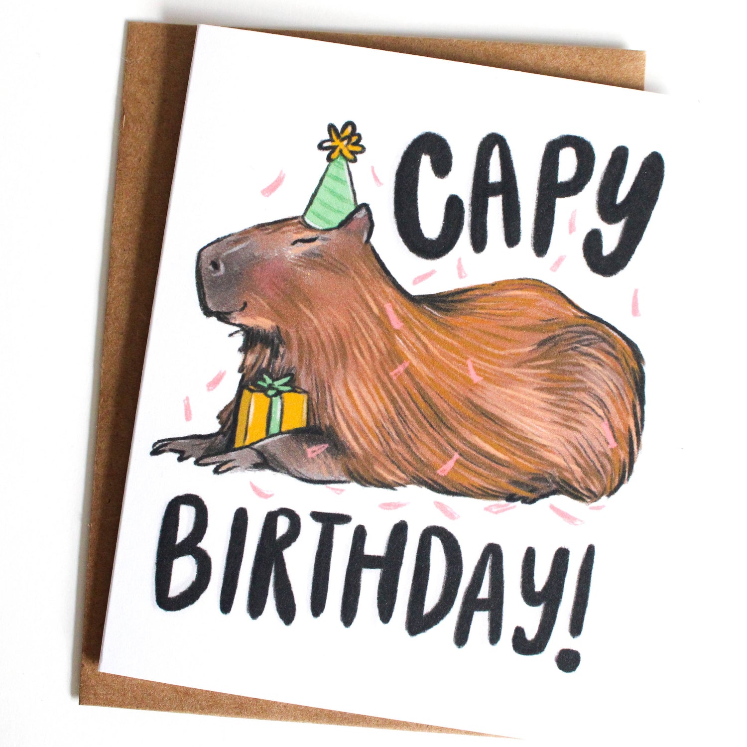 Greeting Card | Capybara Birthday