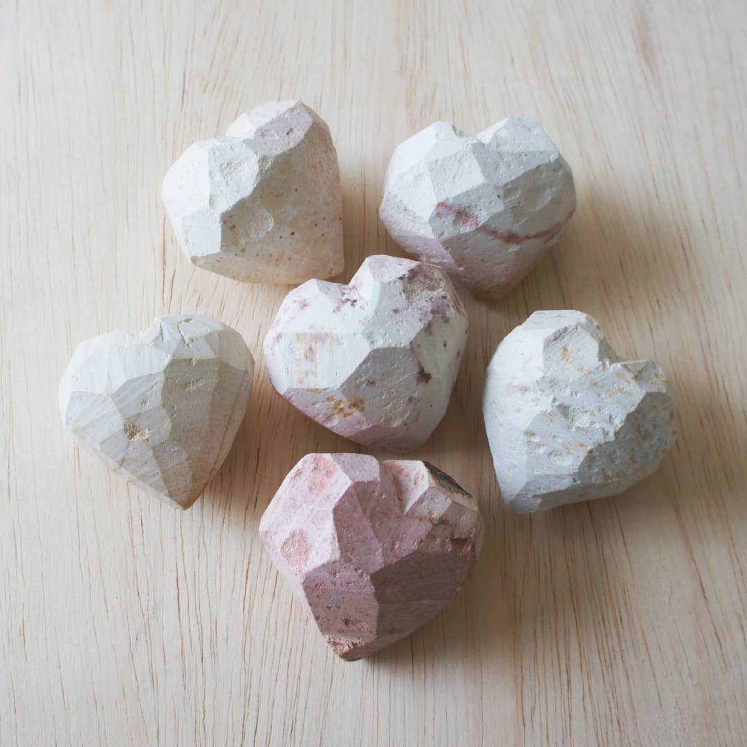 Natural Stone | Work in Progress Hearts
