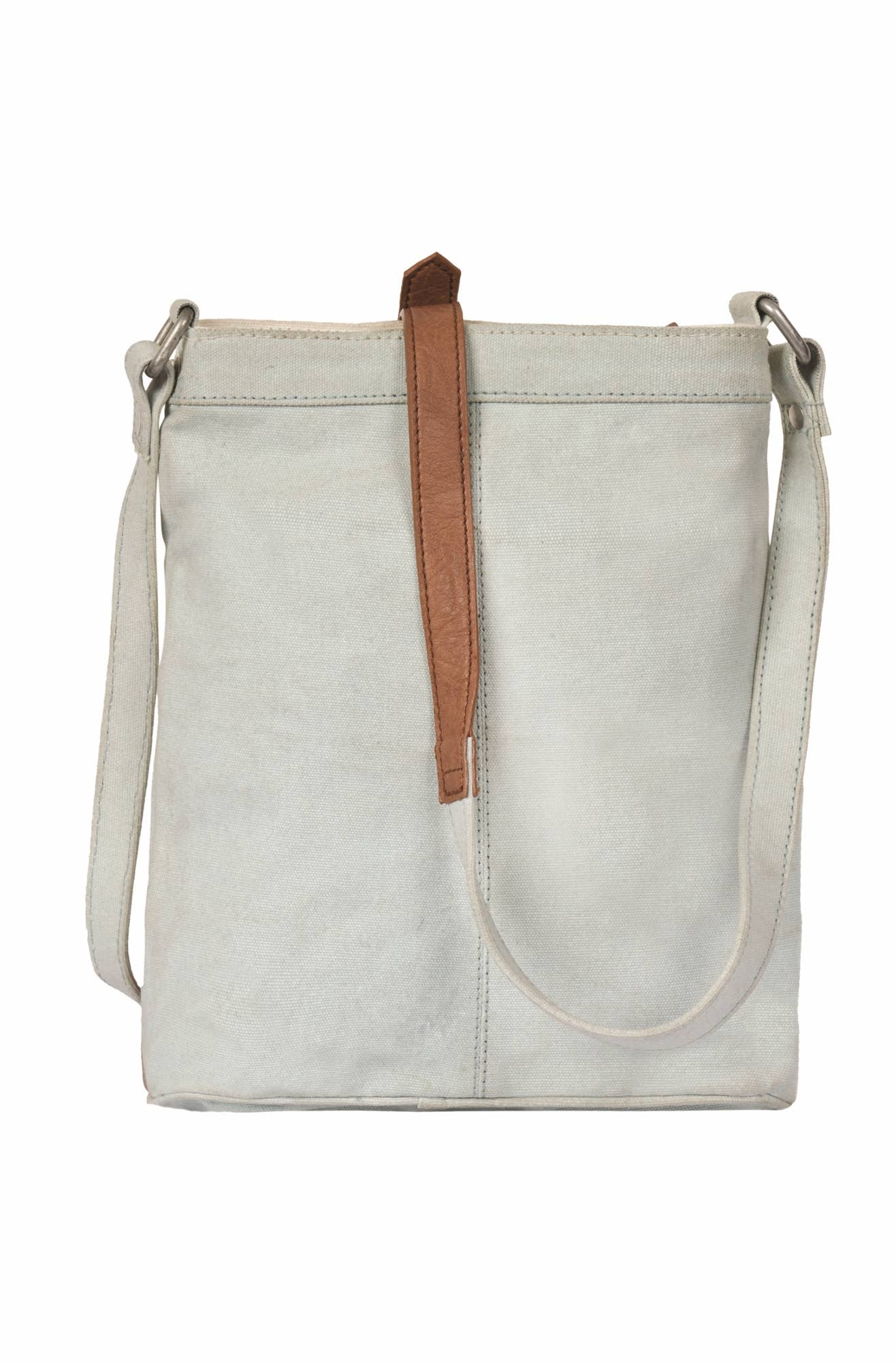 Two In One Bag | Canvas Zip Front Military Upcycled Canvas