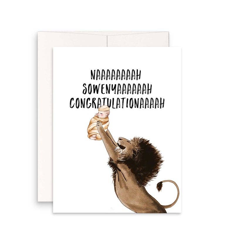 New Baby Card | Lion King Baby