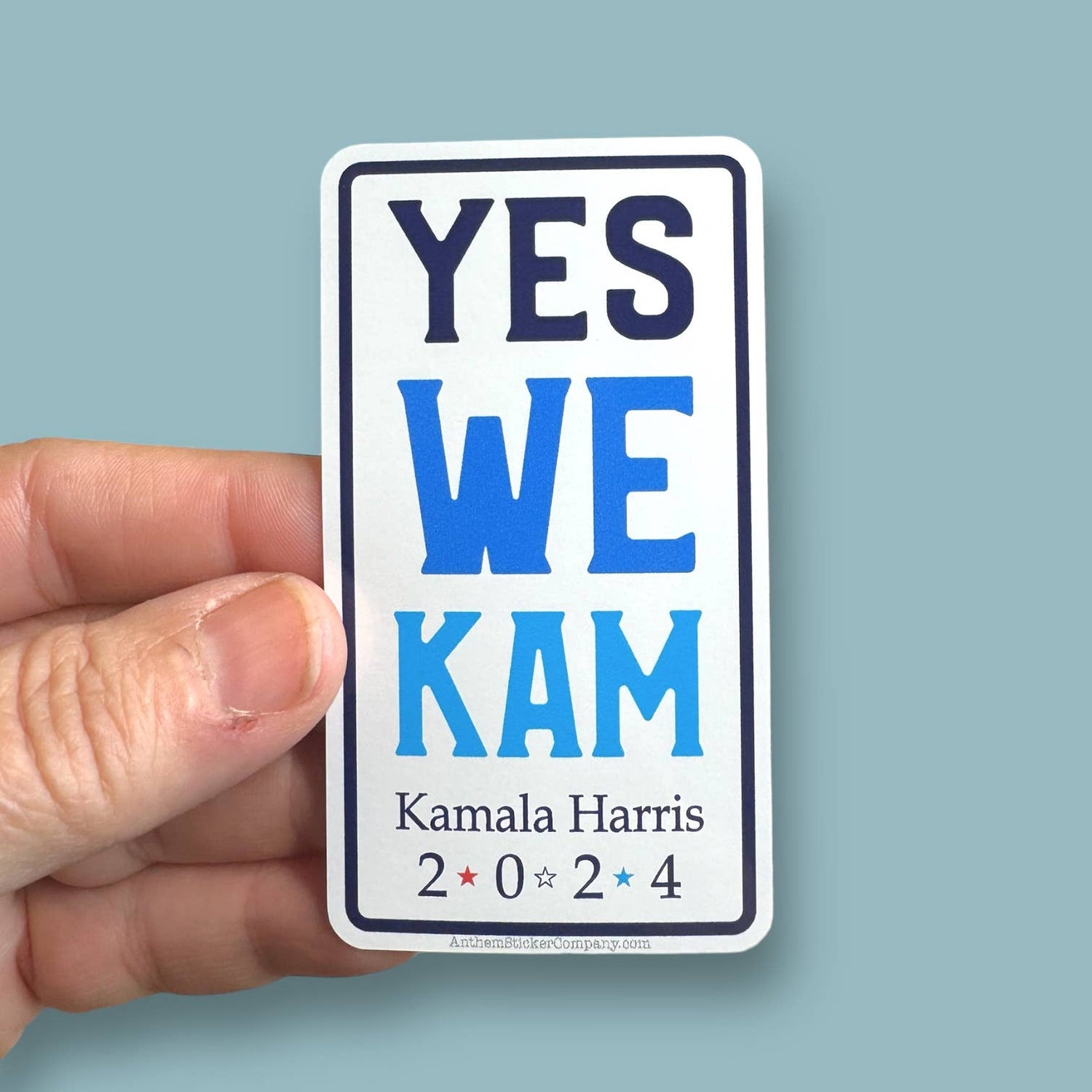 Yes we Kam, Kamala Harris 2024 vinyl sticker