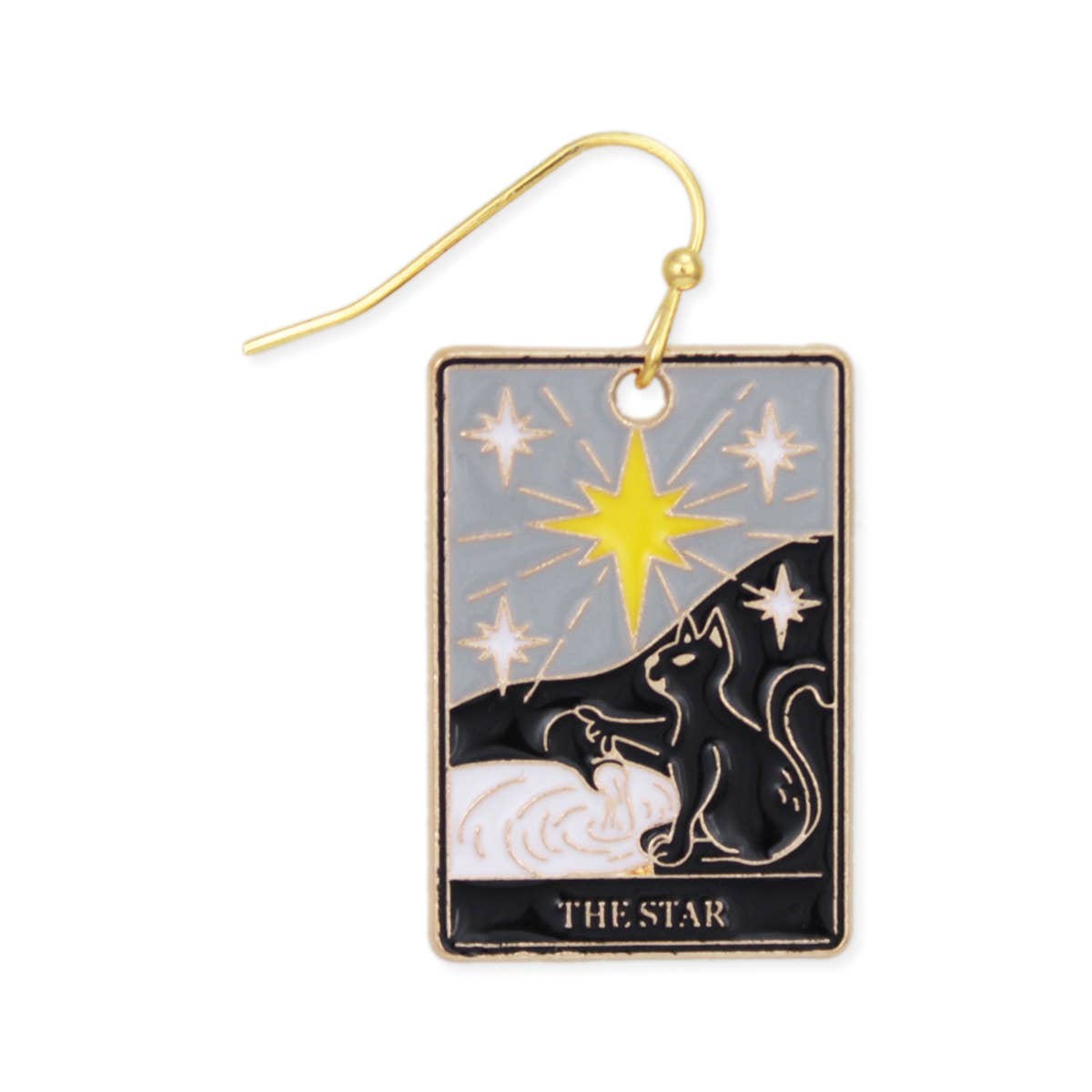 Earrings | In the Cards Star Tarot Enamel