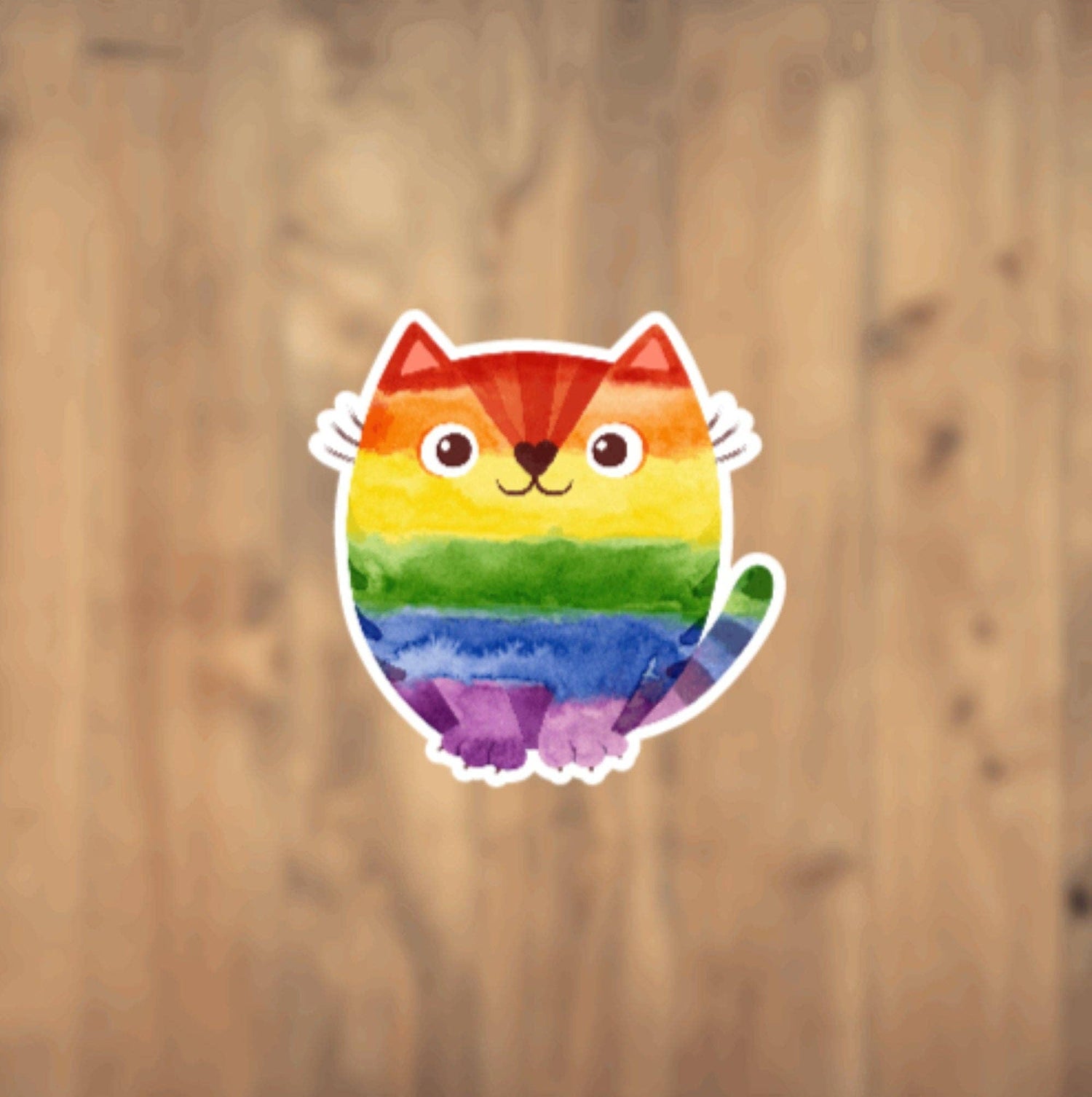 Sticker | Pride Rainbow Cat