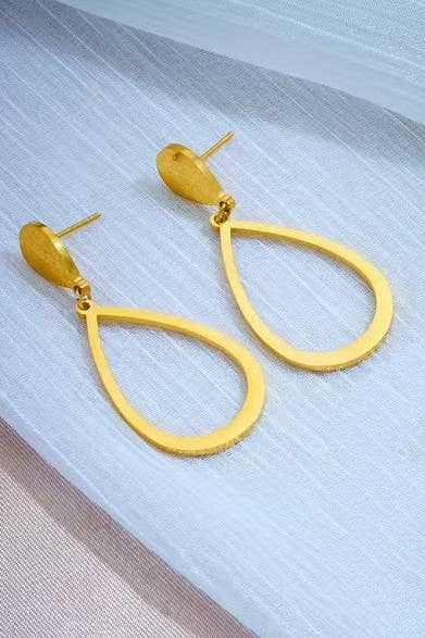 Drop Earrings | 18KSTAINLESS STEEL WATERPROOF TARNISH FREE