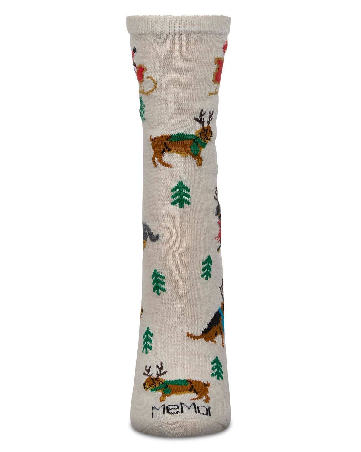 Socks | Women's Reindeer Holiday Pups