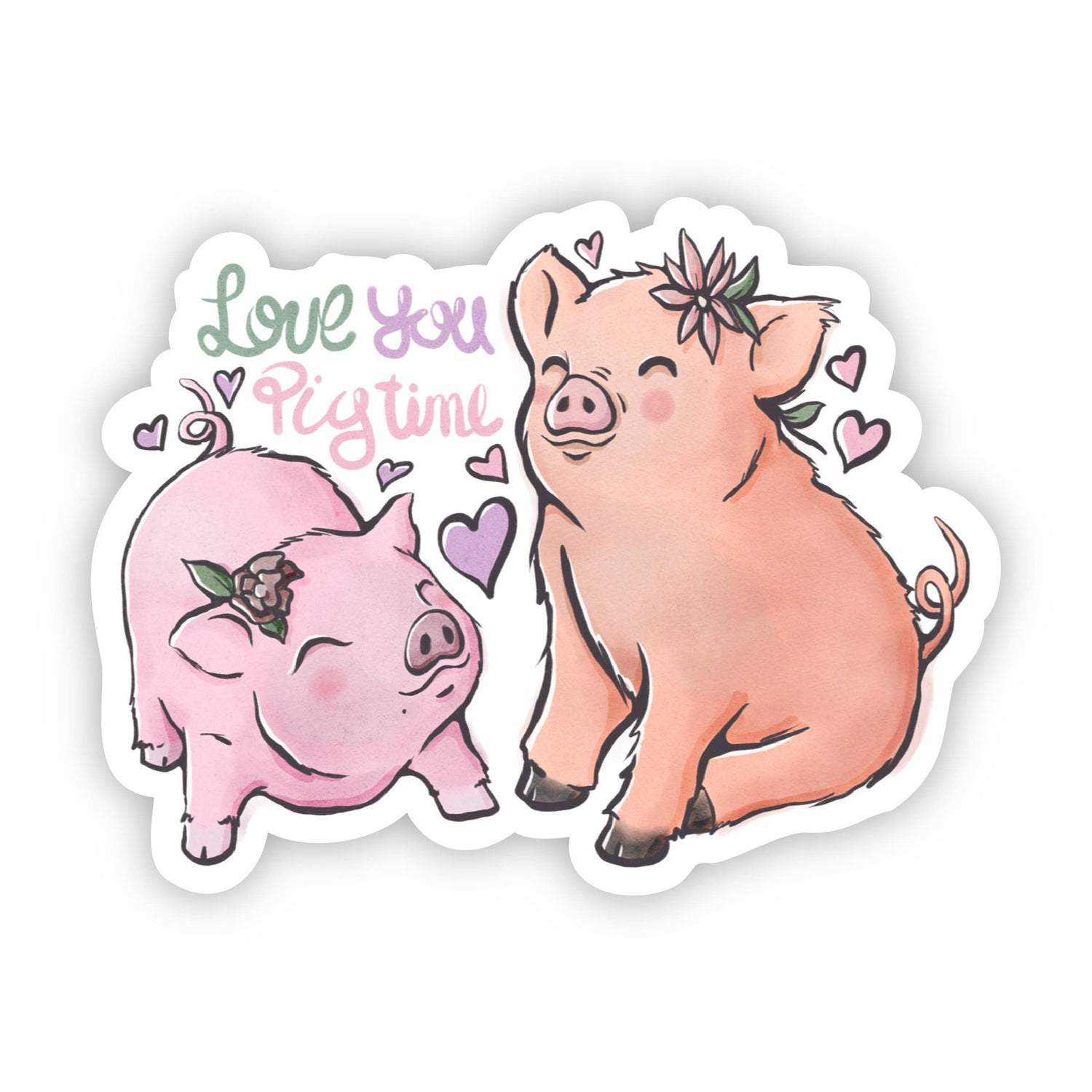 Sticker | Love You Pig Time