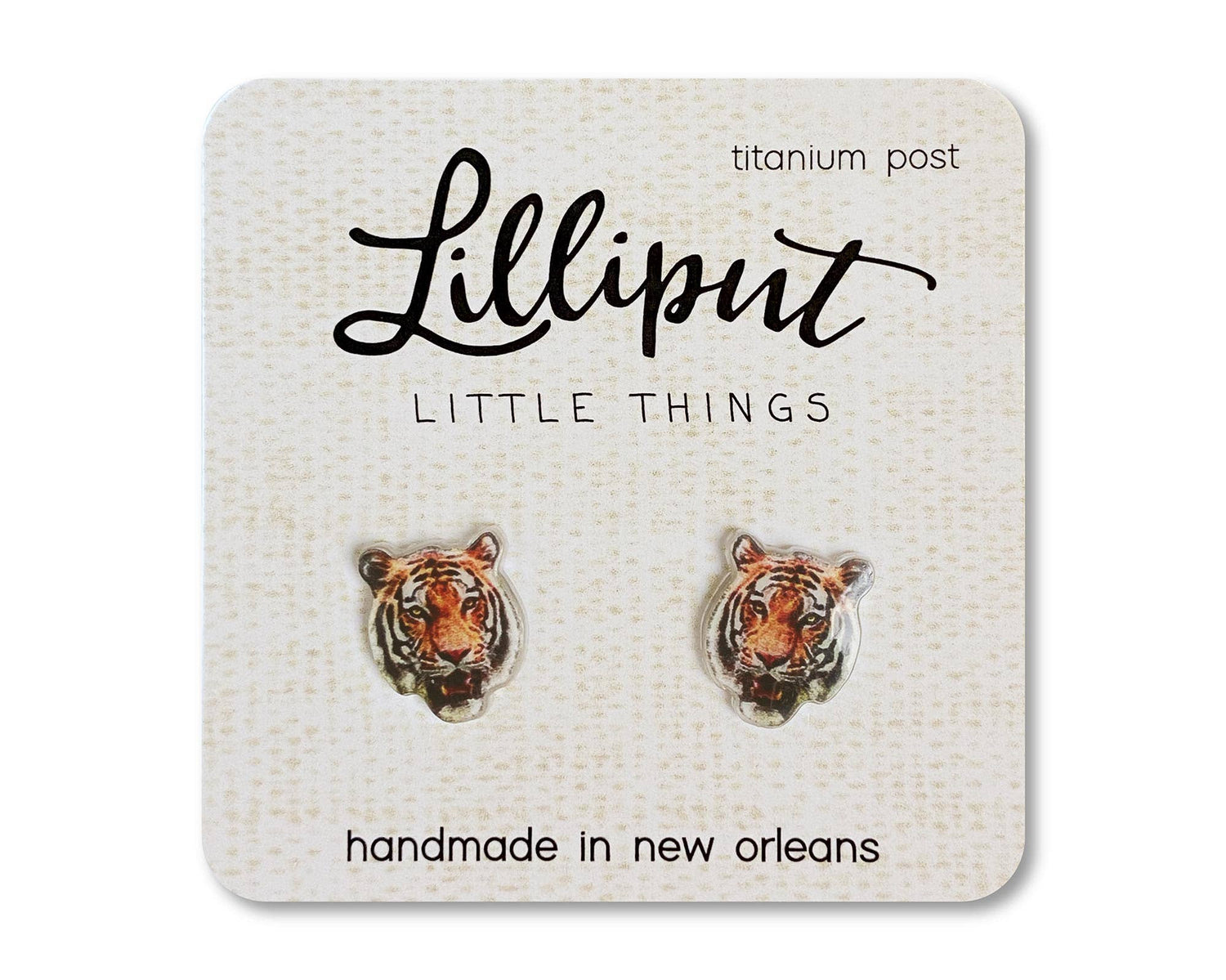 Stud Earrings | Tigers Earrings